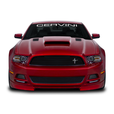 Cervinis Grille du haut Noir Billet Aluminium 2013-2014 Mustang GT/V6/BOSS